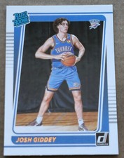 2021-22 Panini Donruss Rated Rookie #202 Josh Giddey RC OKC Thunder 