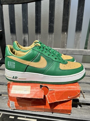 Nike Air Force 1 LTD Low LeBron James SVSM Green Gold White