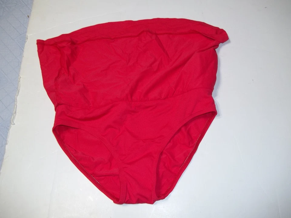 NUEVO CHAPS Talla 6 ROJO Bikini Traje de Baño Falda Parte Inferior 9.5" Largo FAJA Foto 2 de 2