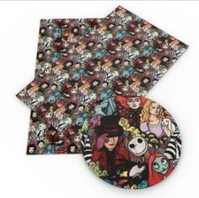 Jack FAUX LEATHER SHEET 8 X 12" 1109519 Nightmare Before ORDINARY TEXTURE