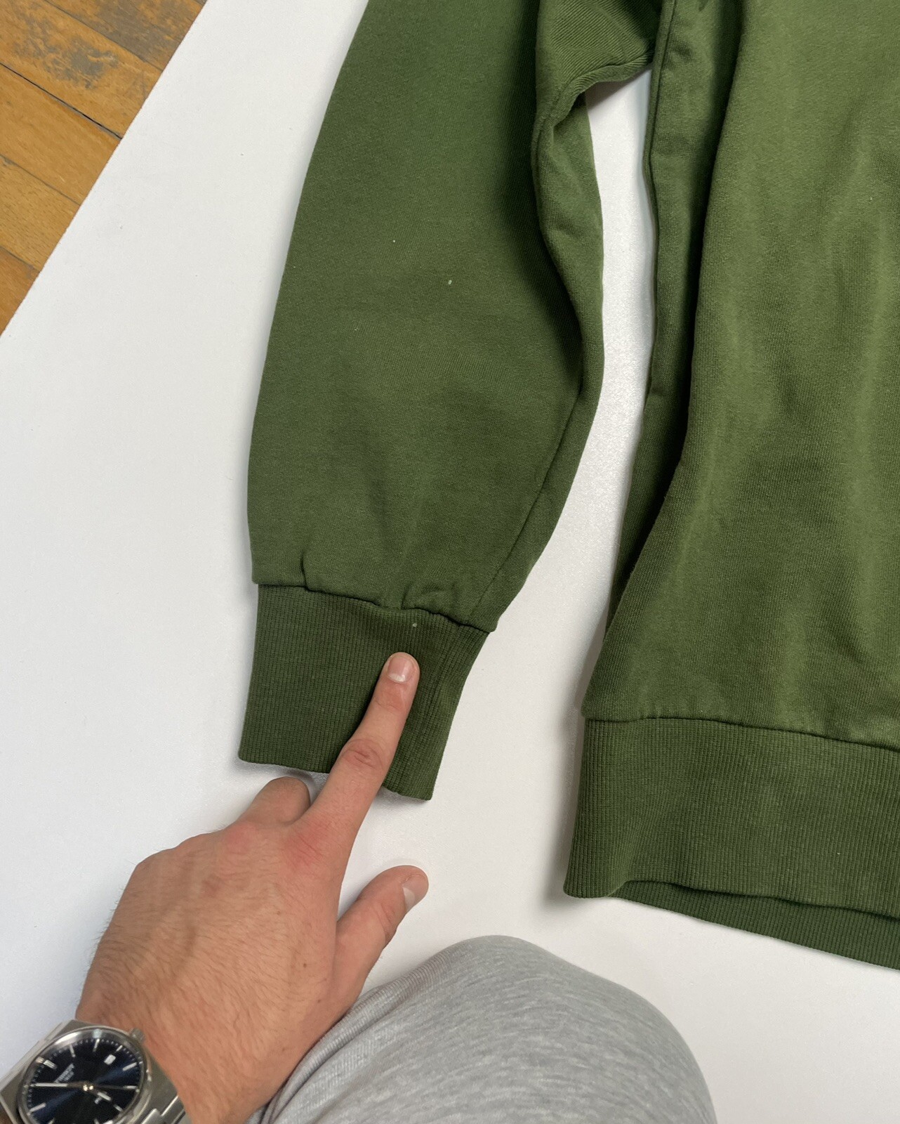 Diesel Denim Division Rare Sweatshirt Green  Size M image 9