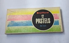 Vintage Weber Costello Alphacolor Pastels 12 Square Pastels Non Toxic Art Sketch