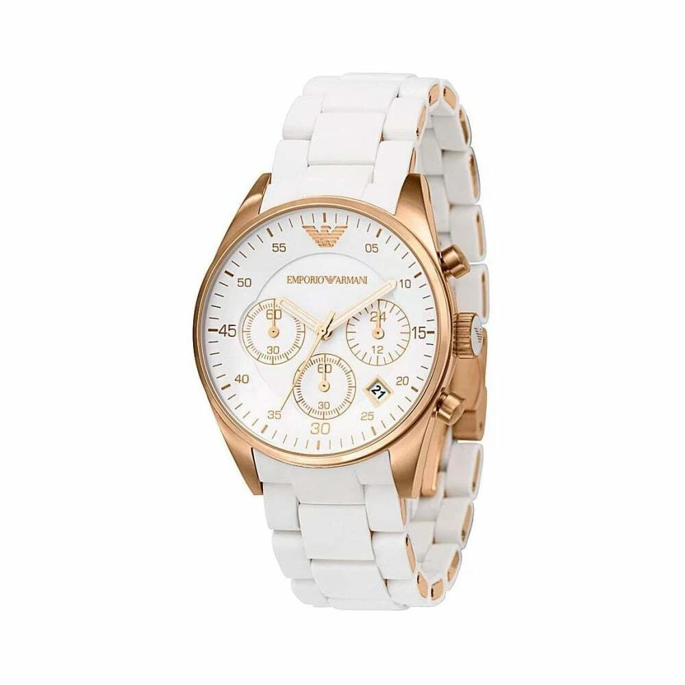 Emporio Armani AR5920 Women s Sportivo White Dial Watch