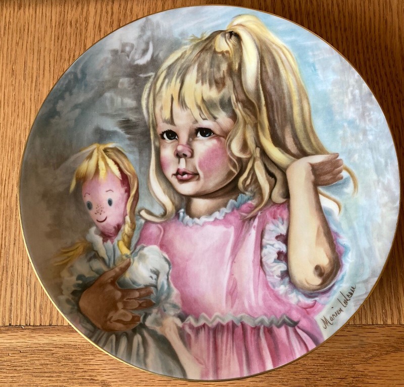 Vintage 1976 Mother’s Day Pinky And Baby Limoges Decorative Collector Plate