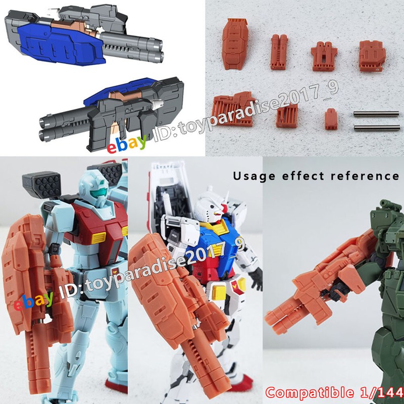 For 30MM 1/144 Weapon HG RG Gunpla Model Kit Detail Up Part Shield Laser Cannon