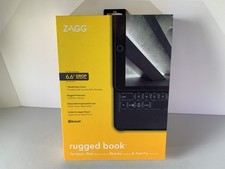 ZAGG Rugged Book Durable Magnetic-Hinged Keyboard and Case in Black