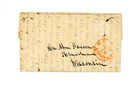 US Cover Stampless - RARE 10ct New York Cancel - 5/12/1851        (12-C263)