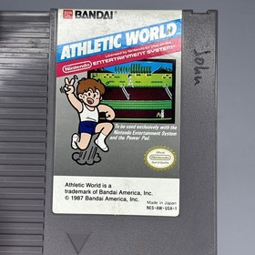 Athletic World (Nintendo NES) - Solo carrello gioco autentico USATO NON TESTATO