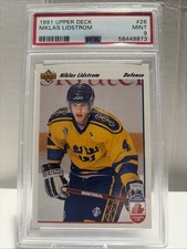 1991-92 Upper Deck - Canada Cup Nicklas Lidstrom #26 (RC) - PSA 9