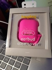 Earbud case cover for Airpods - pink silicome case