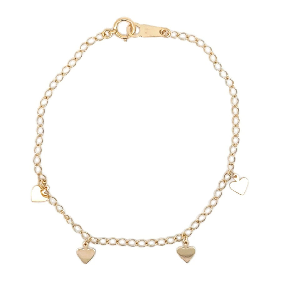 Y1207 K18 Heart Bracelet Accessory Jewelry JW Jewelry Ladies Dragon Ball Motif