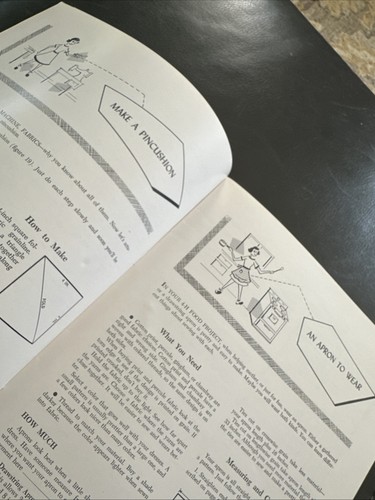 Vintage 1969 4-H Beginner’s Clothing University Minnesota Sewing Patterns Lesson - Picture 5 of 9
