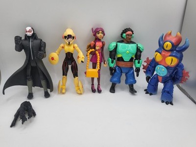 Disney Big Hero 6 Figuren Set Fred GoGo Tomago Honey Lemon Wasabi & Yokai