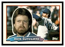 1988 Topps Rick Sutcliffe #128 Chicago Cubs