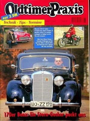 1) Oldtimer Praxis 06/1996 - Mercedes 170 S mit 52PS  - DKW Junior mit 34PS in e