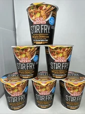 Cup Noodles Stir Fry Hot Garlic Chicken Flavor No MSG BB 7 2025 Discontinued x 6