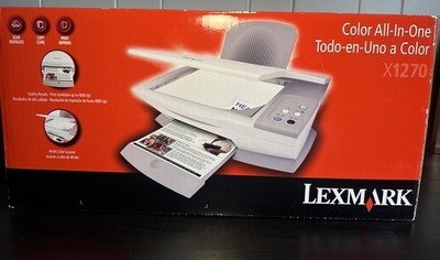 NEW Lexmark X1270 Color All-In-One Printer Scanner Copier, Brand New