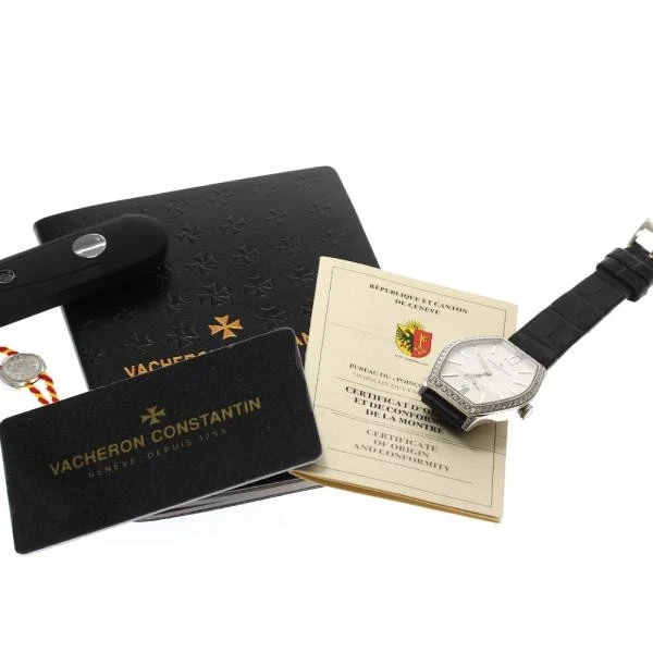 Vacheron Constantin — Vacheron Constantin 81515/000G-9891 28mm Silver Dial Hand-Winding Watch #C16513