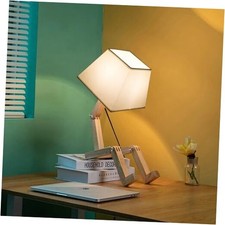 Cute Robot Desk Lamp,Unique Dimmable Bedside Table Lamps for Style1-17INCH