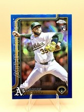2025 Topps Chrome Update Carlos Duran USC84 Athletics RC Blue /150🔥