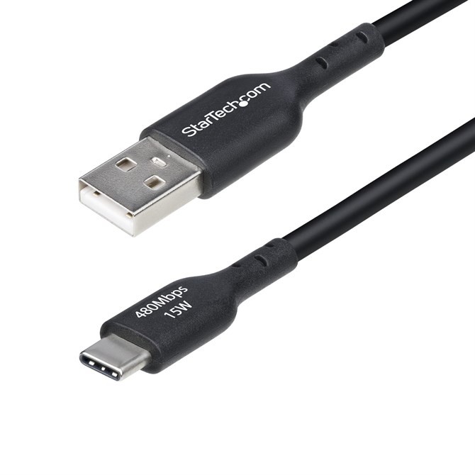 StarTech.com 3m 9.8ft USB-A to USB-C Charging Cable Charge & Sync 3A USB 2.0 TPE