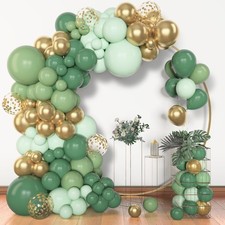 Amandir 148pcs Sage Green Balloon Garland Arch Kit Different Sizes