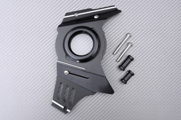 Cache pignon de sortie de boîte noir pour moto Yamaha YZF R3 2019-2024