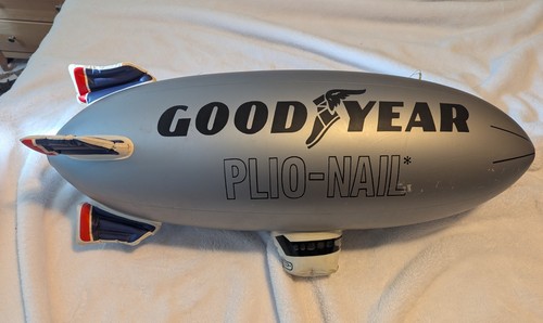 Vintage Goodyear Blimp Inflatable Blow Up by Alvimar Plio Nail 33 Inch 
