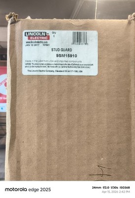 Lincoln OEM New 9SM15910 Stud Guard for Ideal Arc ACDC