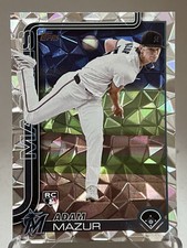 2025 TOPPS SERIES 1 ADAM MAZUR DIAMANTE ROOKIE 