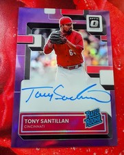 2022 Panini Donruss Optic Purple Prizm /150 Antonio Santillan Tony Auto RC