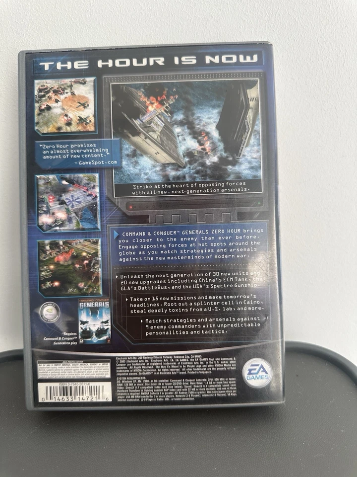 Command And Conquer Generals Zero Hour Expansion Pack PC EA Game Manual - Image 4 of 4