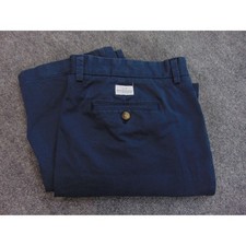 Vineyard Vines Breaker Pant Mens 40 x 32 Navy Blue Solid Chino Cotton Stretch