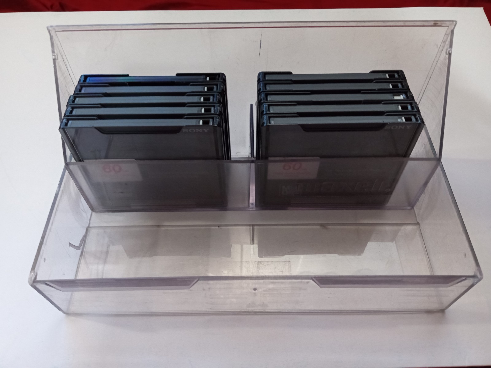 10 Minidisc Sony MDW-60 With Case Holder