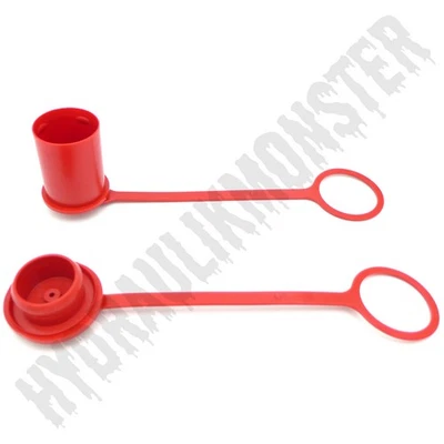 HYDRAULIKMONSTER® Staubschutz Hydraulik steck-Kupplung BG6 Schutzkappe STB Stecker Muffe wählbar