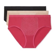 NEW Warner s Blissful Benefits Tummy Smoothing Microfiber Brief 3-Pack 9/XXL/2X