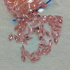4x8mm Kite shaped Colorful Zircon Diamond DIY Jewelry 10pcs