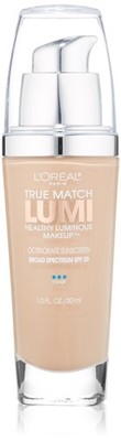L'Oreal Paris True Match Lumi SPF 20 Liquid Foundation Makeup, N5 True Beige, 1