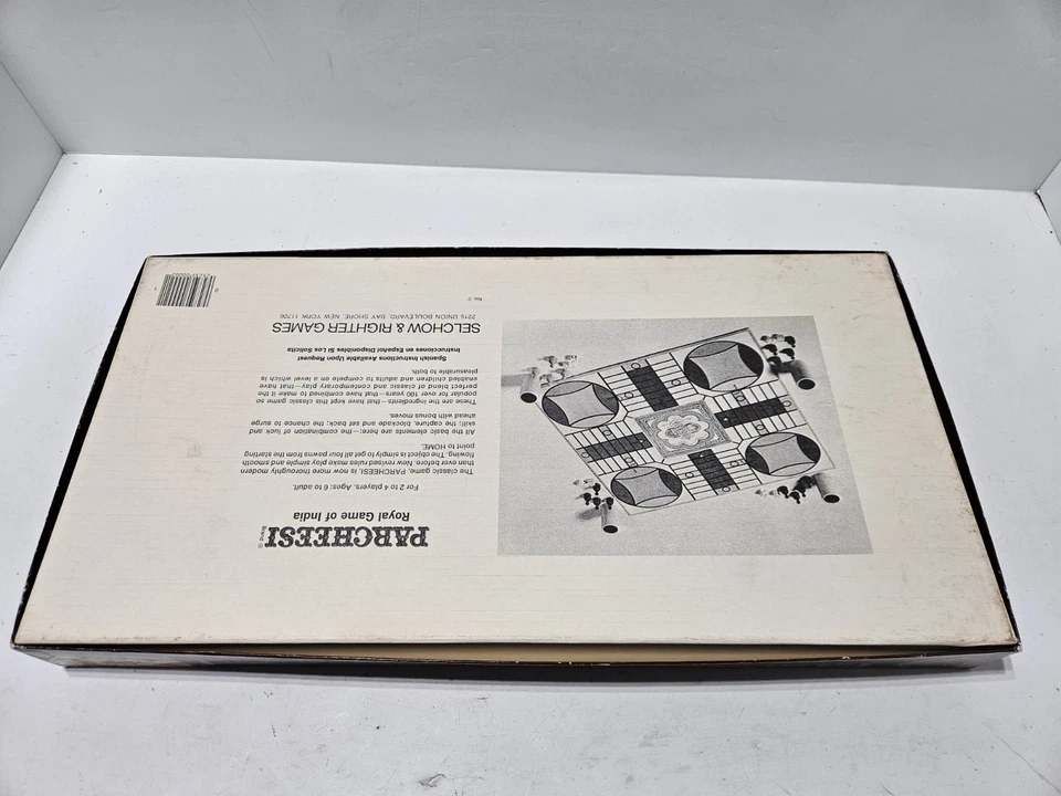 Juego Parcheesi 1982 edición de lujo de Selchow & Righter completo Foto 3 de 4