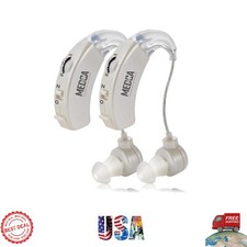 Comfortable  Discreet BTE Hearing Amplifier with Volume Control  Easy Setup