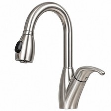 KPS3030M Hampton Kitchen Faucet Pull Out Sprayer Solid 304 Stainless Steel