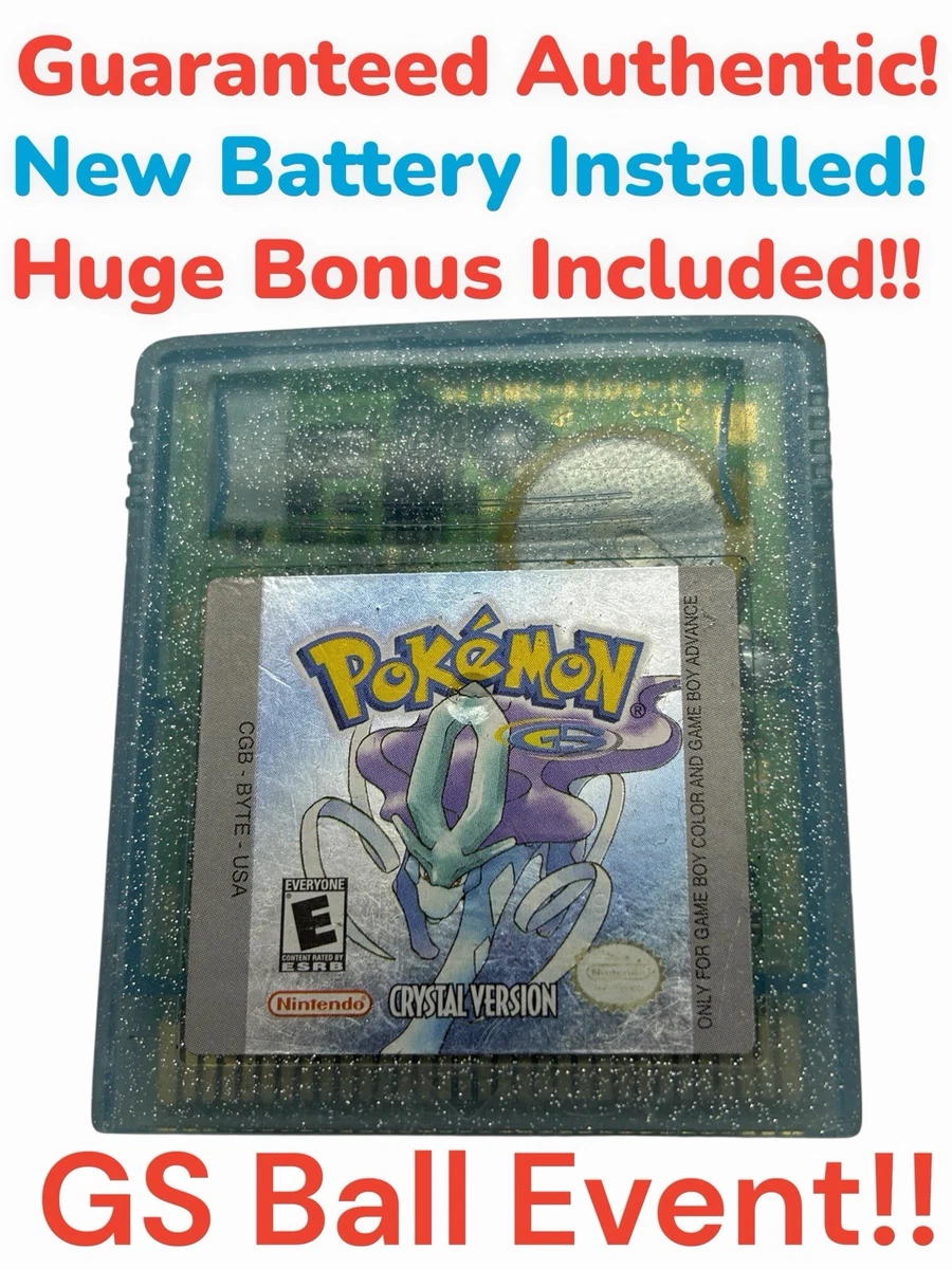 Pokémon Version Cristal | Game Boy Color | Jeux | FR