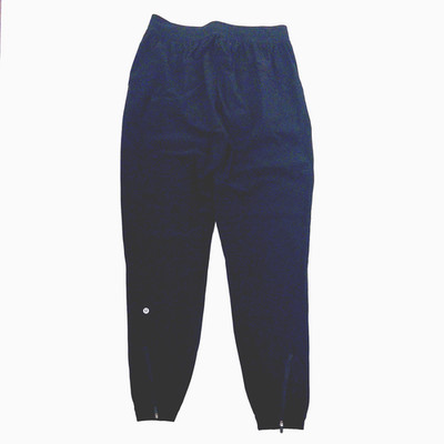 Lululemon Adapted State Black Jogger Athletic Pants Women s size 6 Zip Ankle