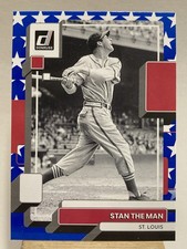 2022 Panini Donruss Stan Musial “Stan The Man” Independence Day Name Variation