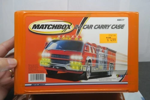 2001 MATCHBOX 24 CAR CARRY CASE W/24 VINTAGE MATCHBOX HOT WHEELS YAT MING CARS!