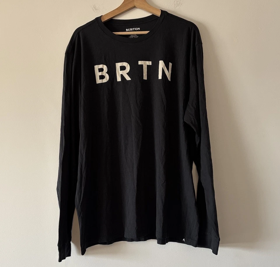 Burton Long Sleeve T-Shirt BRTN Men's Size XXL Organic Cotton Casual Gorp Ski - Image 4 of 4