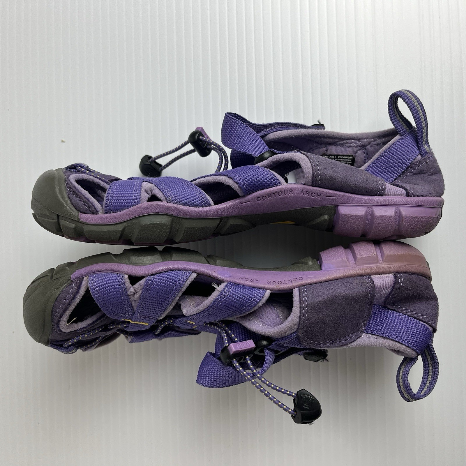 Scarpe Keen Seacamp CNX viola bambini taglia 1 escursionismo acqua lacci elastici adj. Cinghie