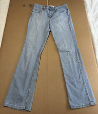 Levi Strauss Signature Mid Rise Boot Cut Misses 8 LONG Light Denim