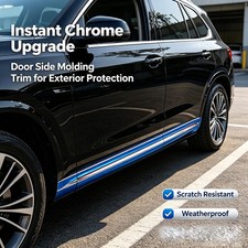 16ft Car Chrome Trim Molding Strip Scratch-proof Automotive Chrome 12 Inch 16ft Car Chrome Trim Molding Strip Scratch-proof Automotive Chrome 12 Inch