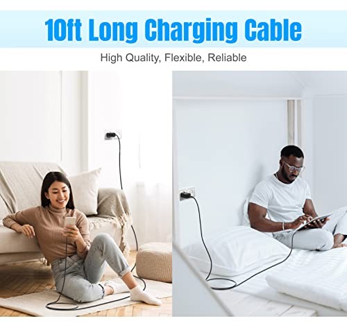 Android Charger 25W, for Samsung Charger, Super Fast Charging USB C 10ft Black - Picture 8 of 8
